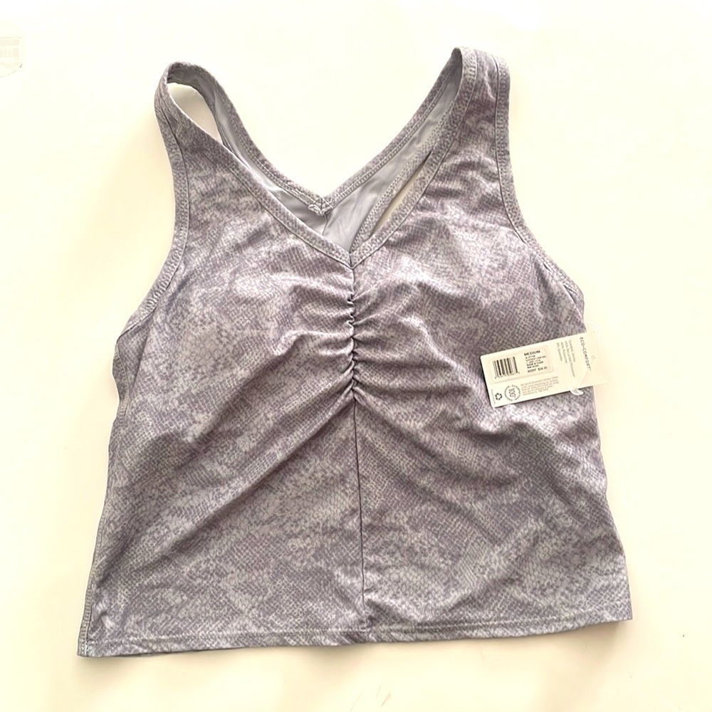 Women’s Sports Bra M Gray by Jockey racerback removable pad’s stretch New